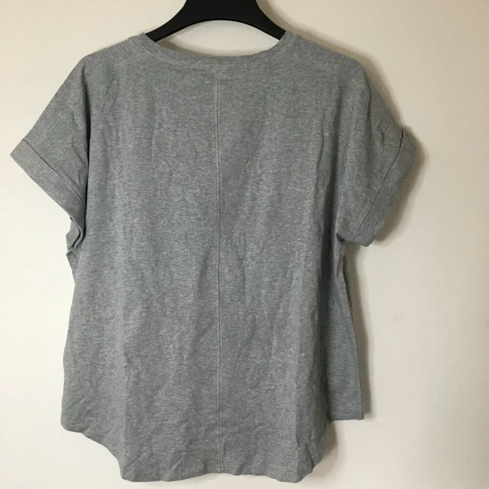 Dokotoo T Shirt for Women Striped Color Block Crewneck Short Sleeve Casual , 2XL - Picture 8 of 8